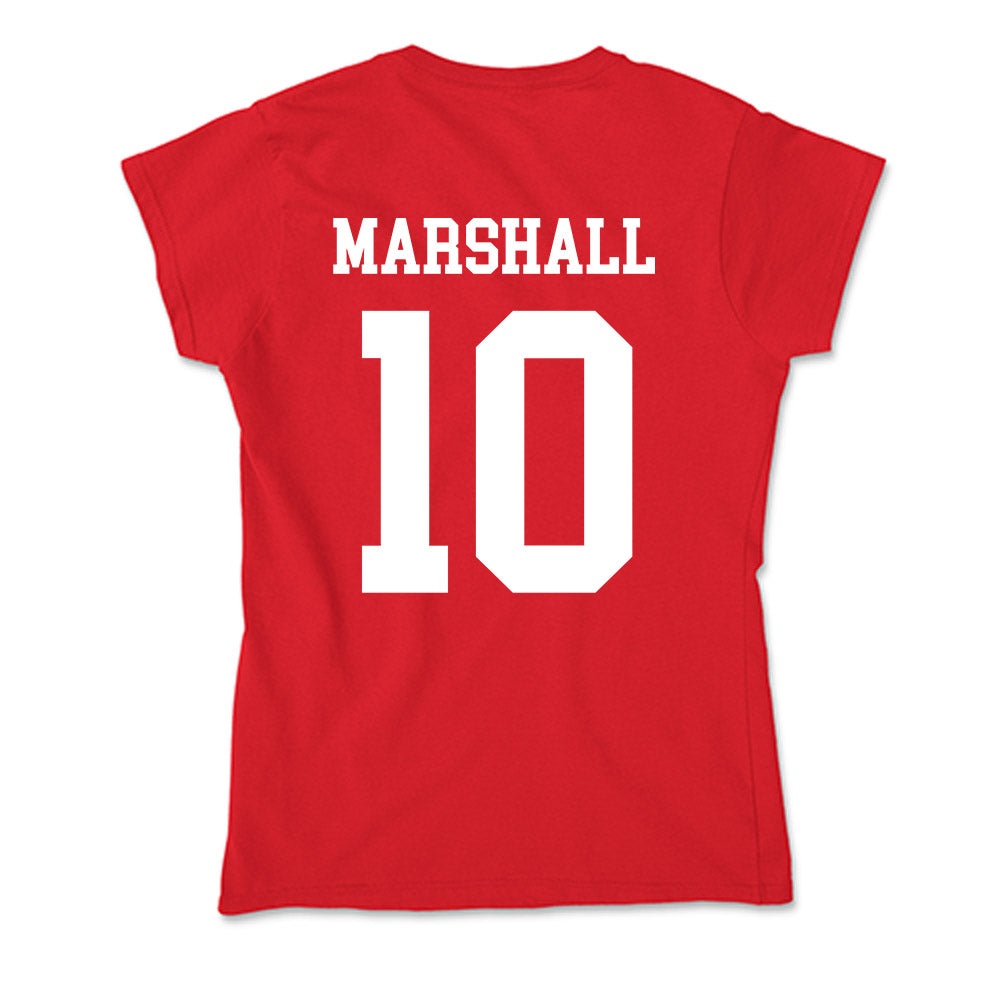 Nebraska - NCAA Football : Andrew Marshall - Classic Shersey Soft Style Women’s T-Shirt-1