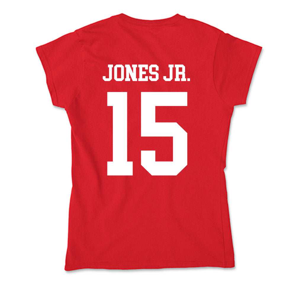 Nebraska - NCAA Football : Anthony Jones Jr. - Soft Style Women’s T-Shirt-1