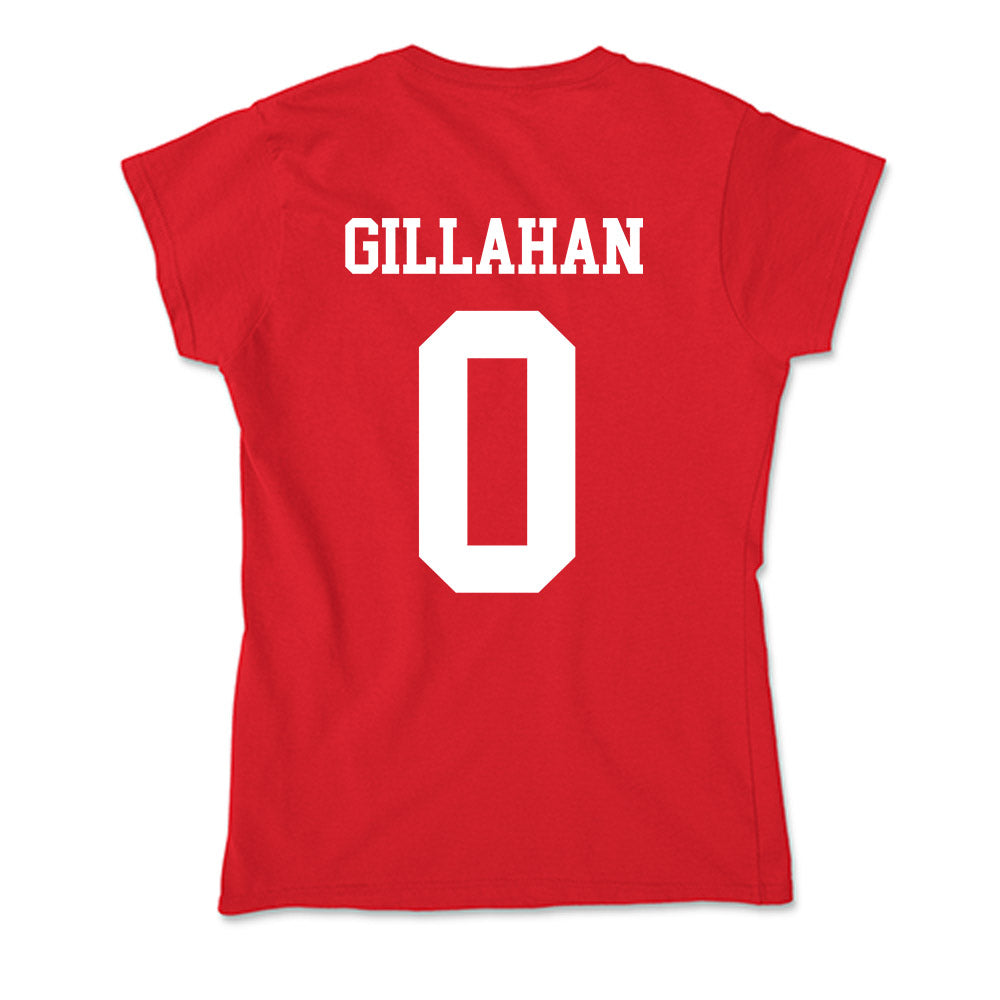 Nebraska - NCAA Women's Soccer : Avery Gillahan - Soft Style Women’s T-Shirt-1