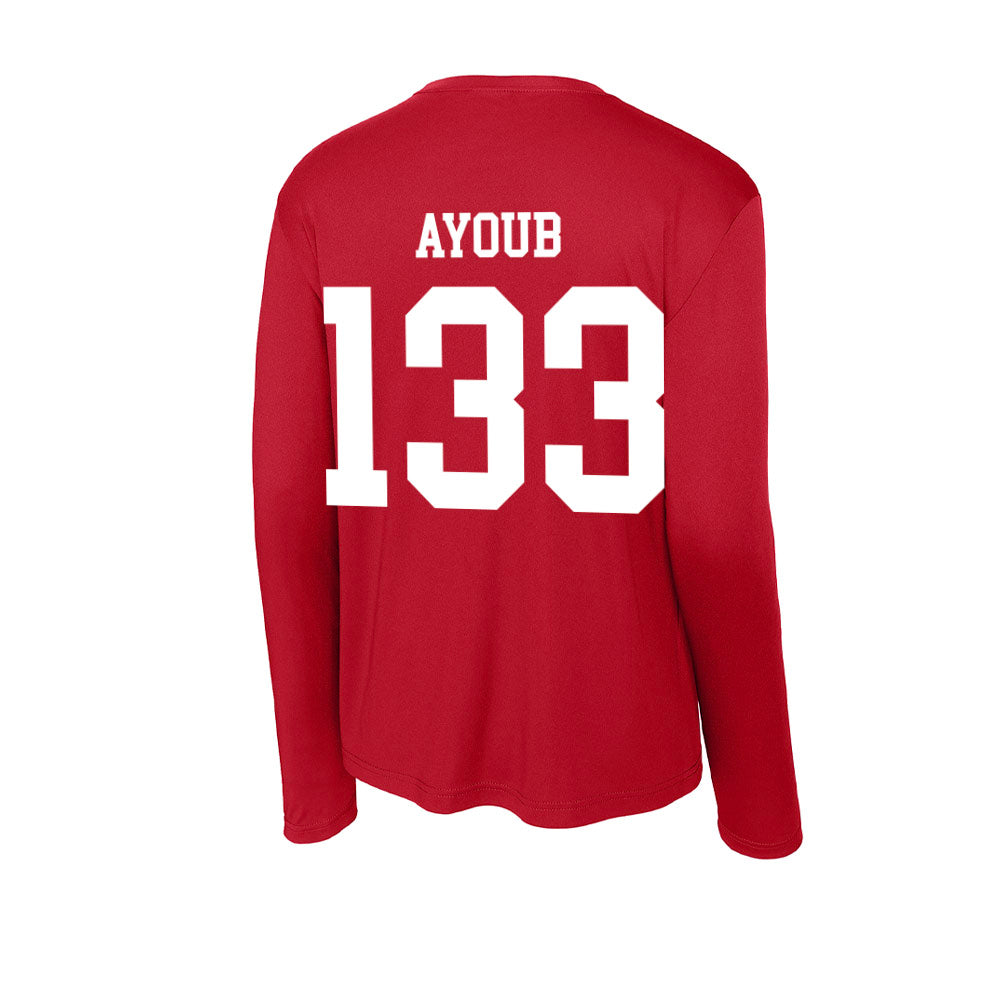 Nebraska - NCAA Wrestling : Omar Ayoub - Activewear Long Sleeve T-Shirt-1