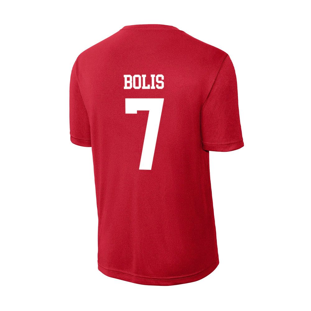 Nebraska - NCAA Men's Basketball : Justin Bolis - Activewear T-Shirt-1
