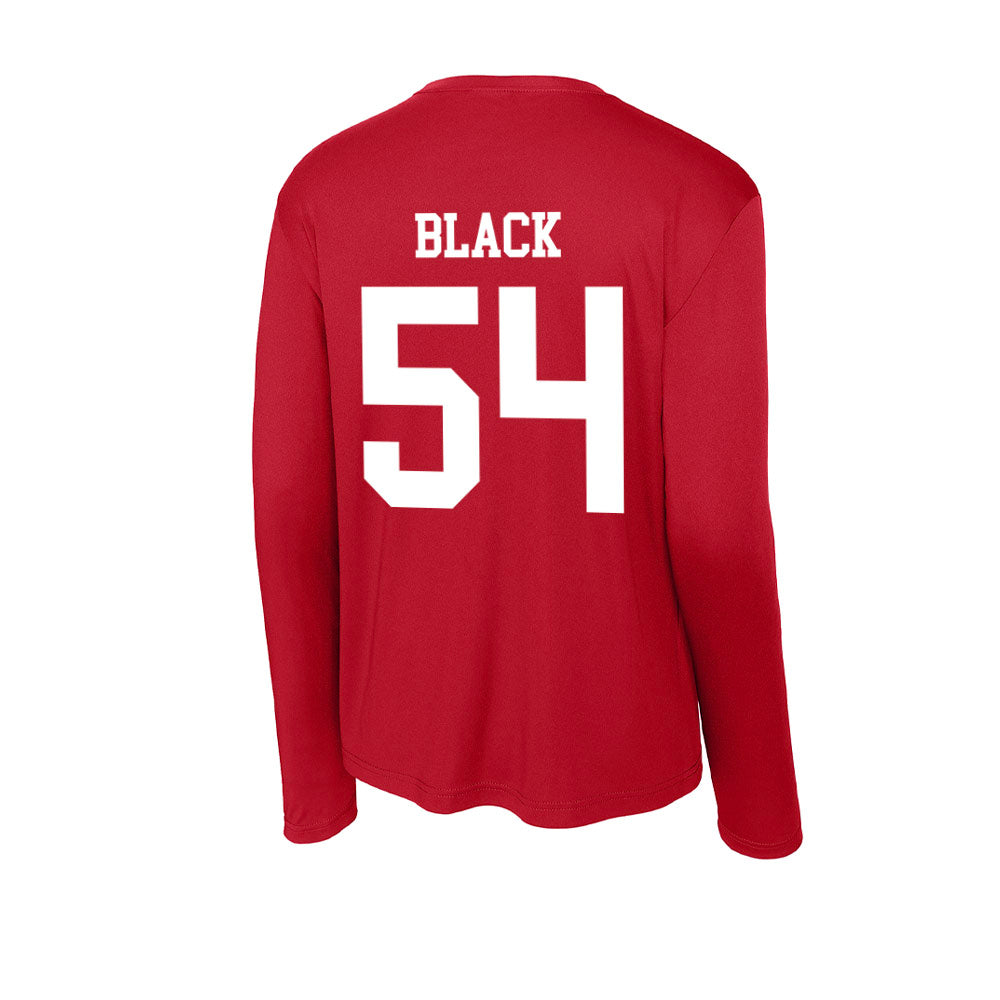 Nebraska - NCAA Football : Brendan Black - Activewear Long Sleeve T-Shirt-1