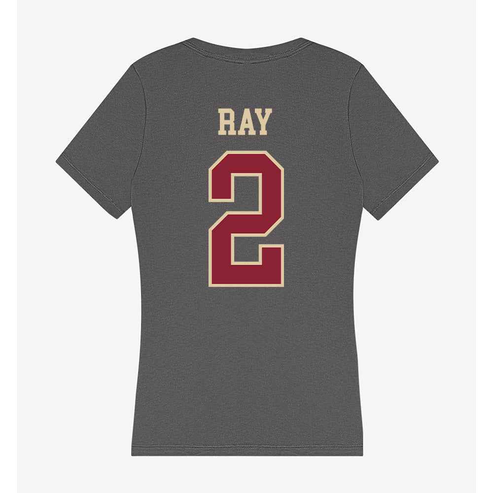 Boston College - NCAA Football : Nolan Ray - Women's V-Neck T-Shirt-1