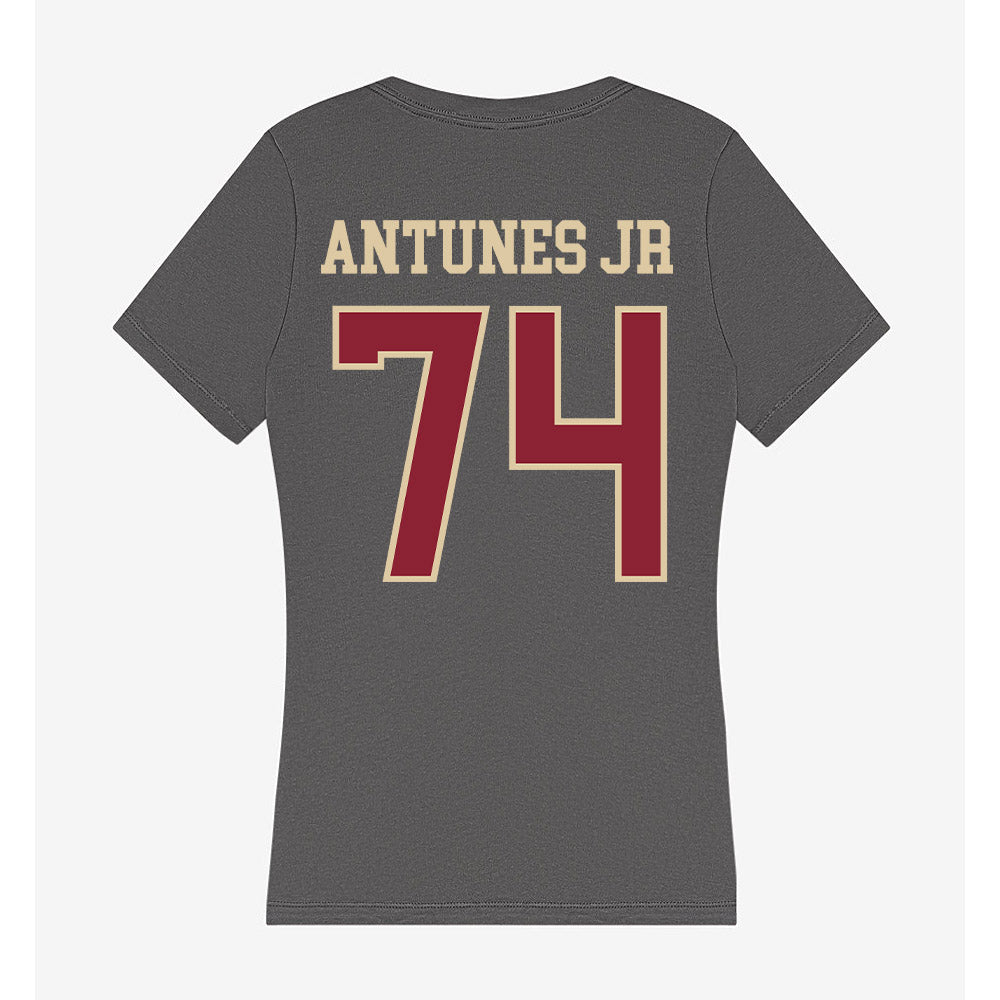 Boston College - NCAA Football : Marcelino Antunes Jr - Women's V-Neck T-Shirt-1