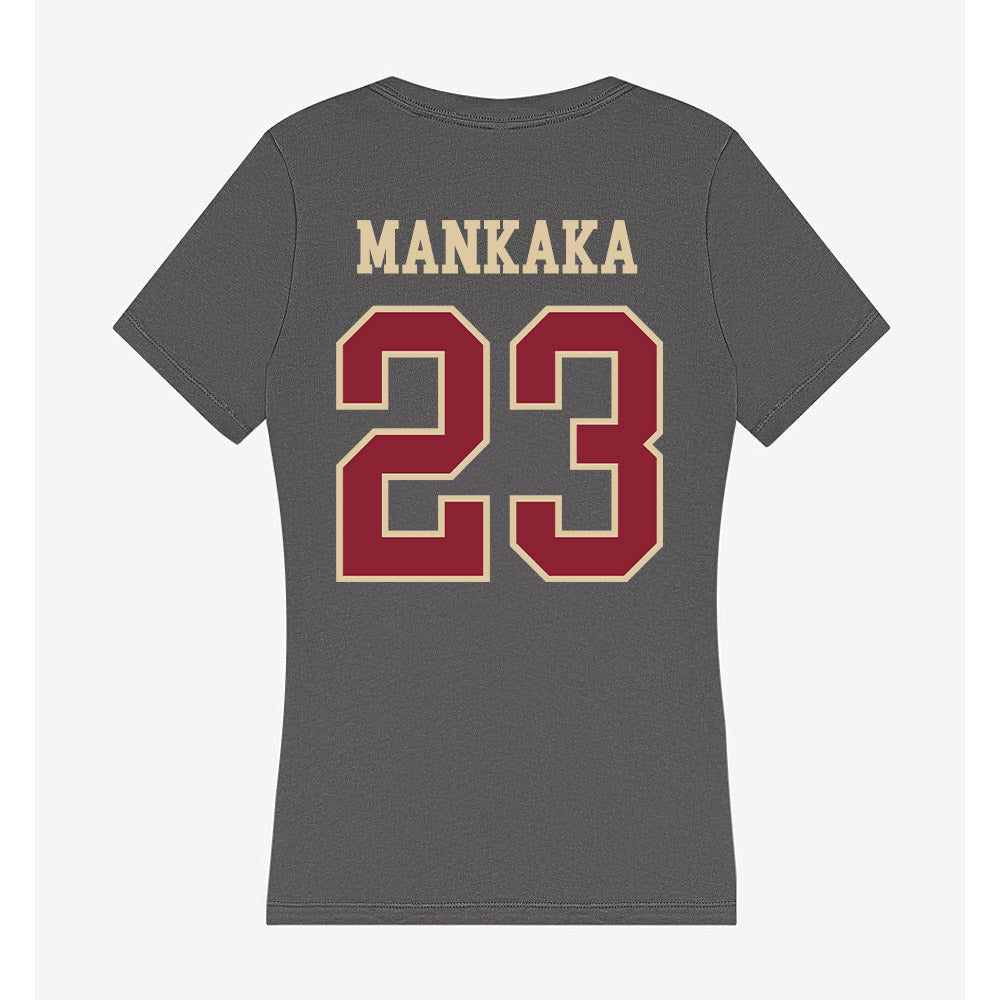 Boston College - NCAA Football : Michael Mankaka - Women's V-Neck T-Shirt-1