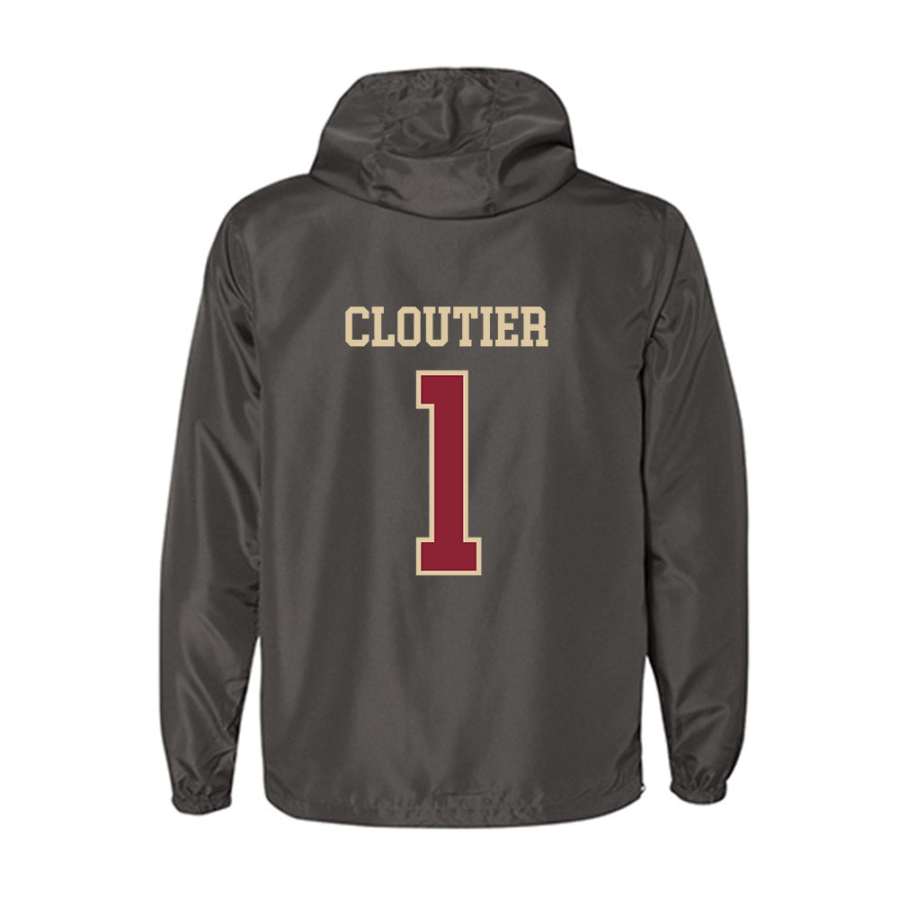 Boston College - NCAA Men's Ice Hockey : Louka Cloutier - Windbreaker-1