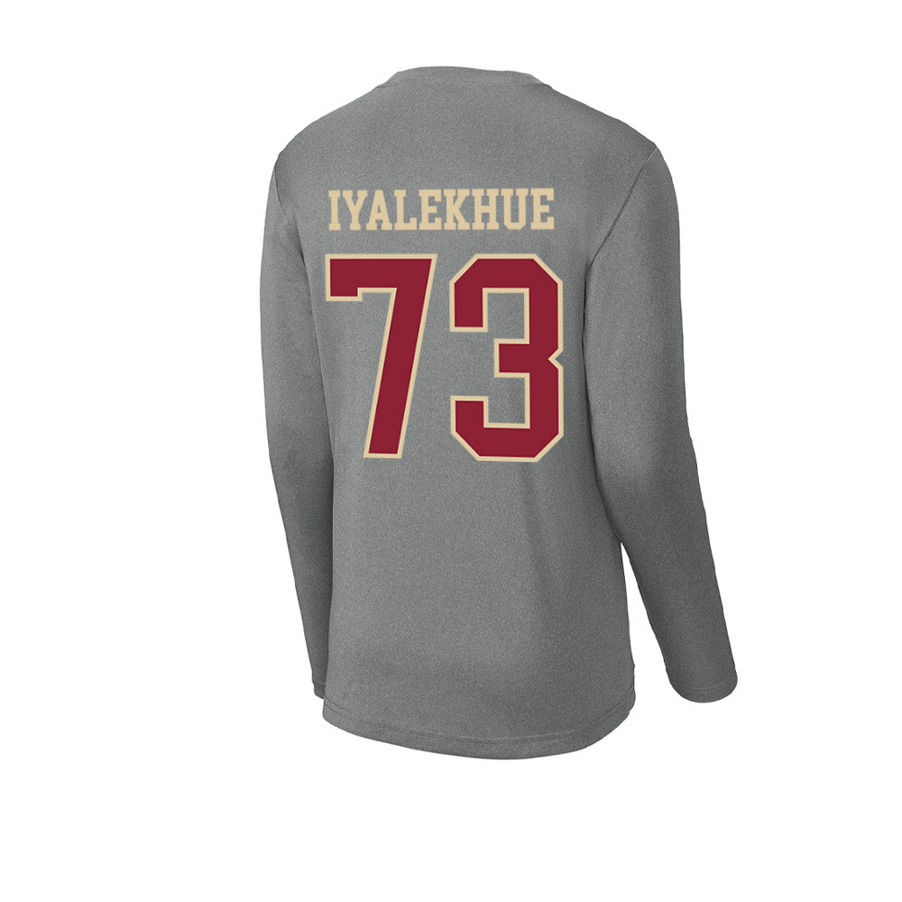 Boston College - NCAA Football : Lawrence Iyalekhue - Activewear Long Sleeve T-Shirt-1