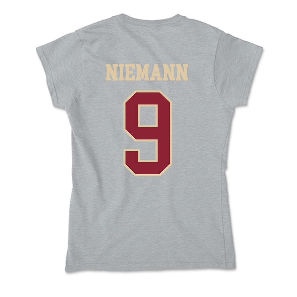 Boston College - NCAA Women's Ice Hockey : Maude Niemann - Soft Style Women’s T-Shirt-1
