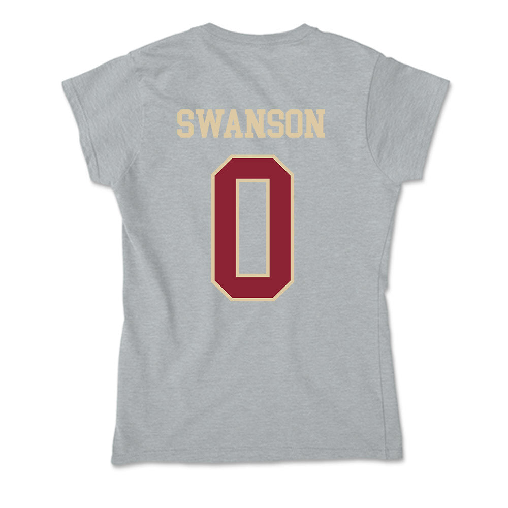 Boston College - NCAA Football : Reed Swanson - Soft Style Women’s T-Shirt-1