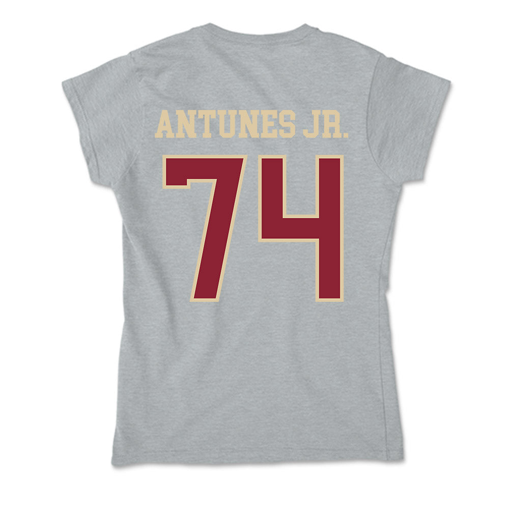 Boston College - NCAA Football : Marcelino Antunes Jr. - Soft Style Women’s T-Shirt-1