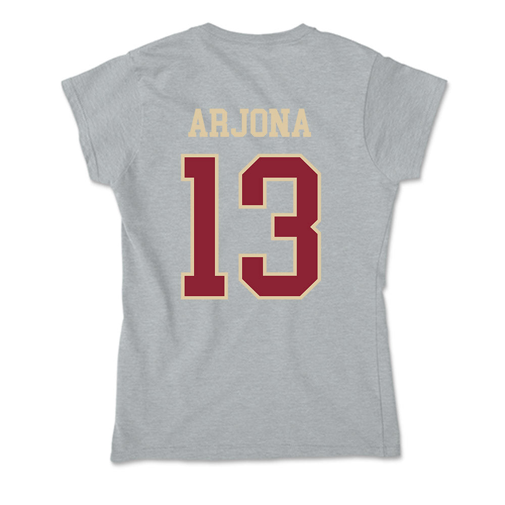 Boston College - NCAA Football : Enzo Arjona - Soft Style Women’s T-Shirt-1