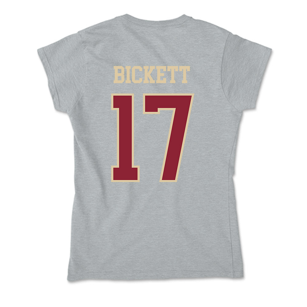Boston College - NCAA Women's Ice Hockey : Grace Bickett - Soft Style Women’s T-Shirt-1