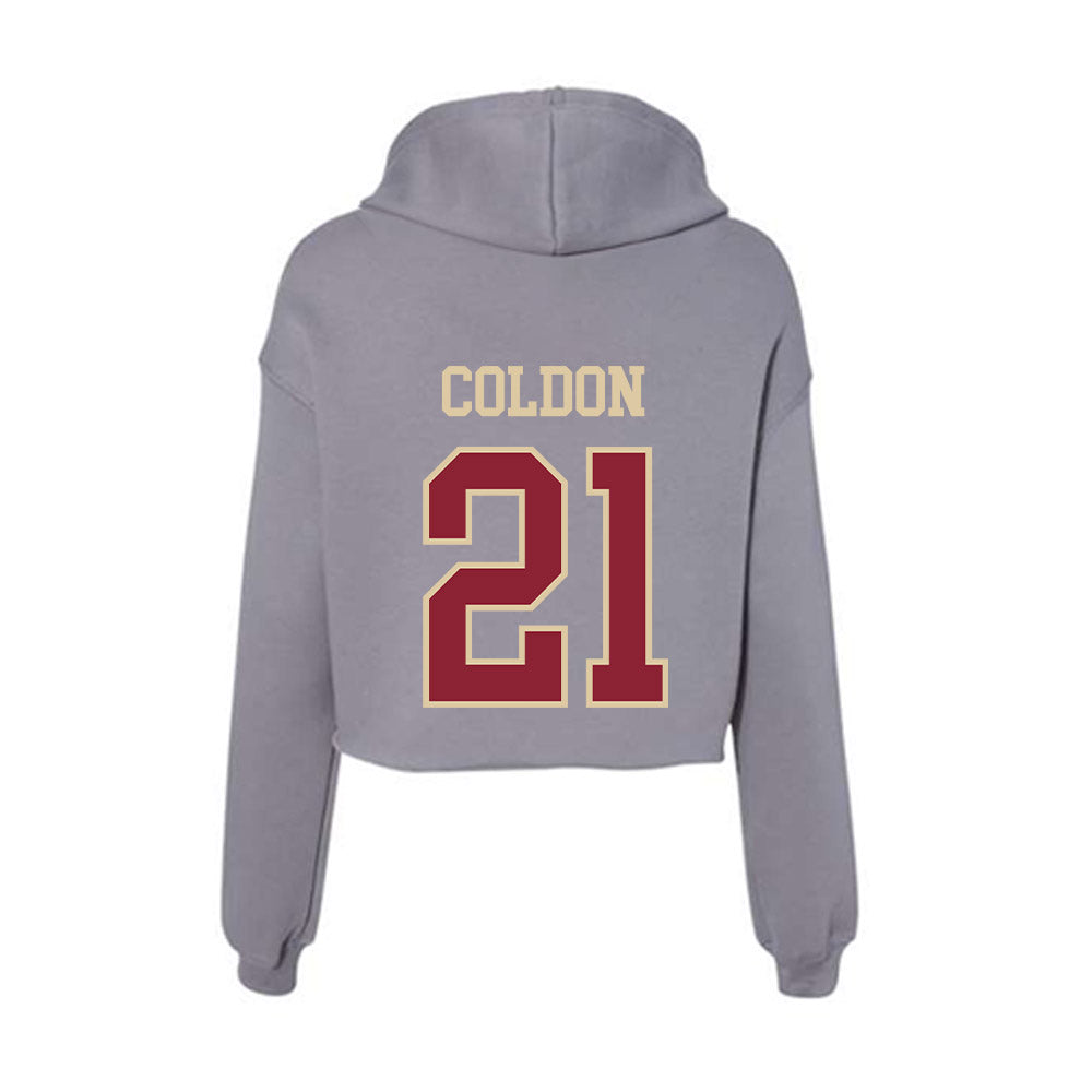 Boston College - NCAA Football : Charleston Coldon - Women's Crop Fleece Hoodie-1
