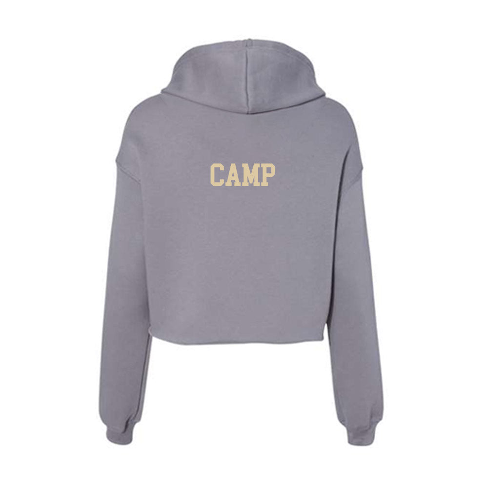 Boston College - NCAA Skiing : William Camp - Women's Crop Fleece Hoodie-1
