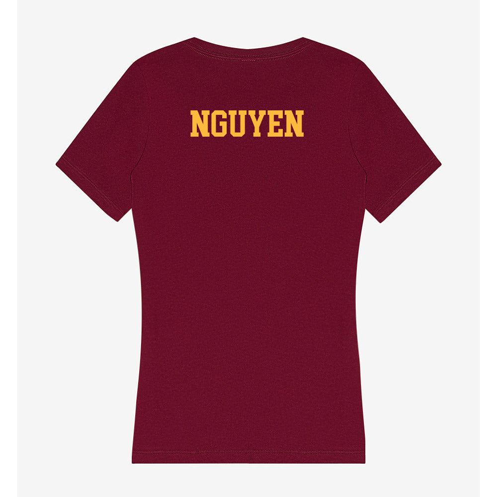 Minnesota - NCAA Women's Gymnastics : Isabella Nguyen - Women's V-Neck T-Shirt-1