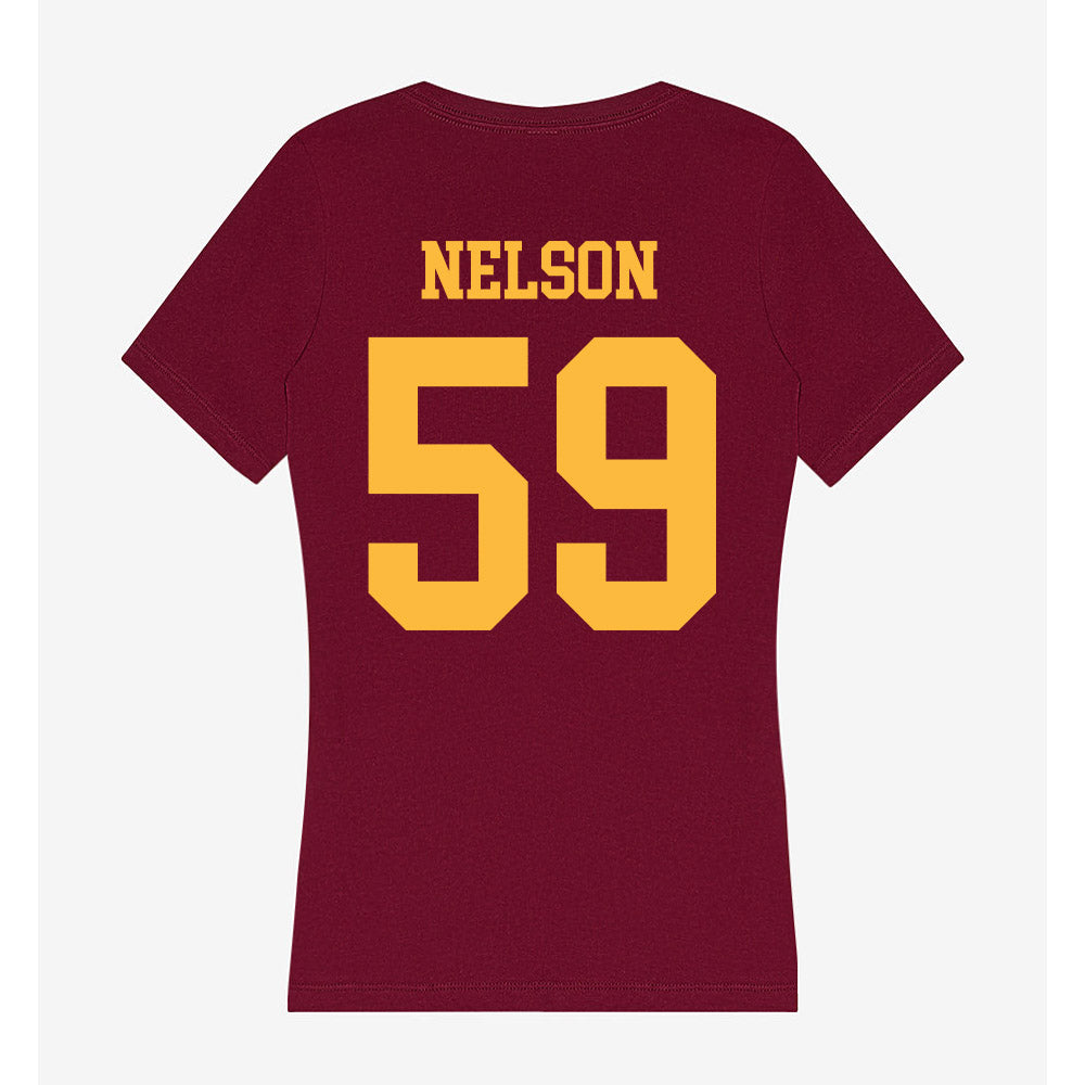 Minnesota - NCAA Football : Tony Nelson - Women's V-Neck T-Shirt-1
