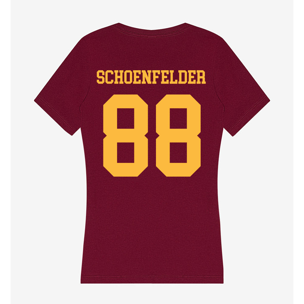 Minnesota - NCAA Women's Soccer : Brenna Schoenfelder - Women's V-Neck T-Shirt-1