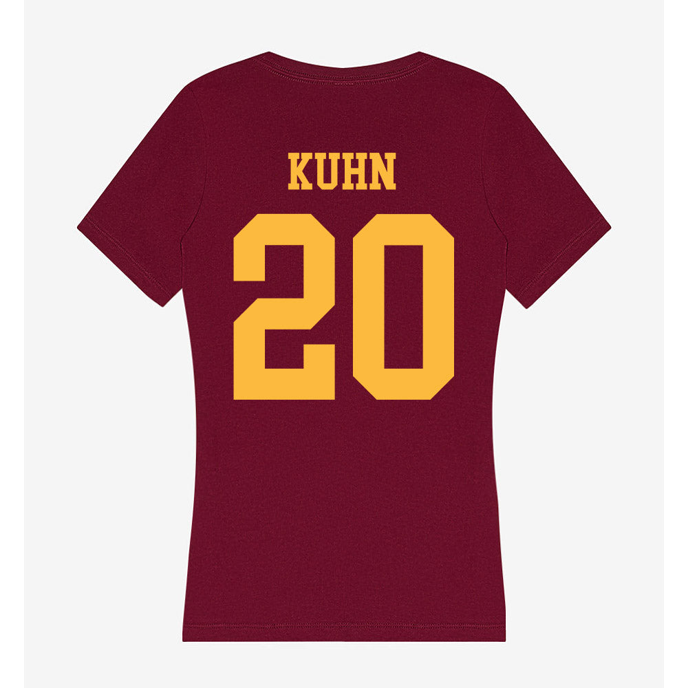Minnesota - NCAA Softball : Scarlett Kuhn - Women's V-Neck T-Shirt-1