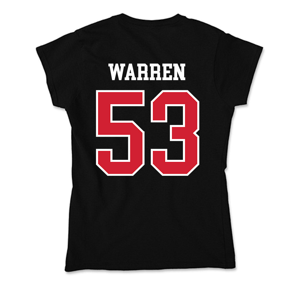 NC State - NCAA Football : Joshua Warren - Soft Style Women’s T-Shirt-1