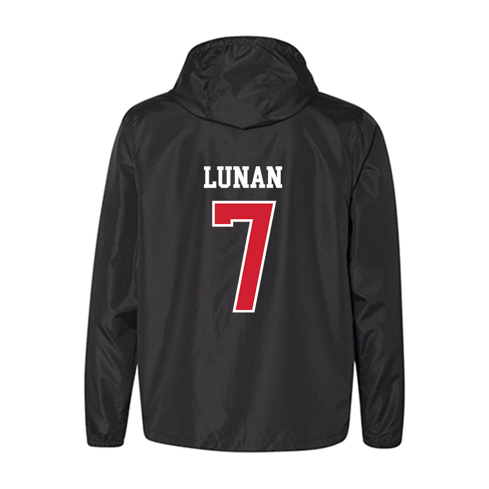 NC State - NCAA Women's Basketball : Kyshe Lunan - Windbreaker-1