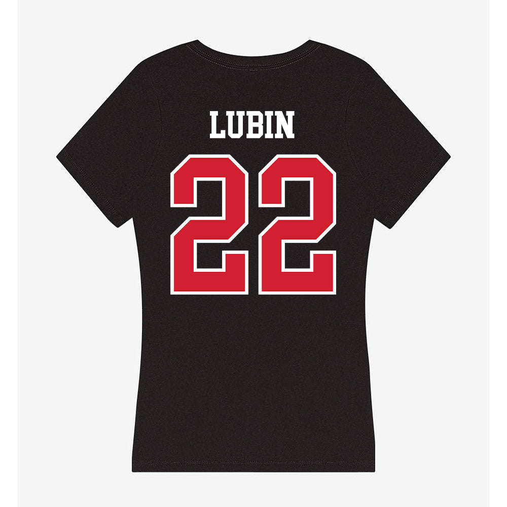 NC State - NCAA Men's Basketball : Ven-Allen Lubin - Women's V-Neck T-Shirt-1
