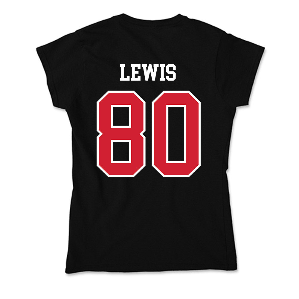 NC State - NCAA Football : Damaad Lewis - Soft Style Women’s T-Shirt-1