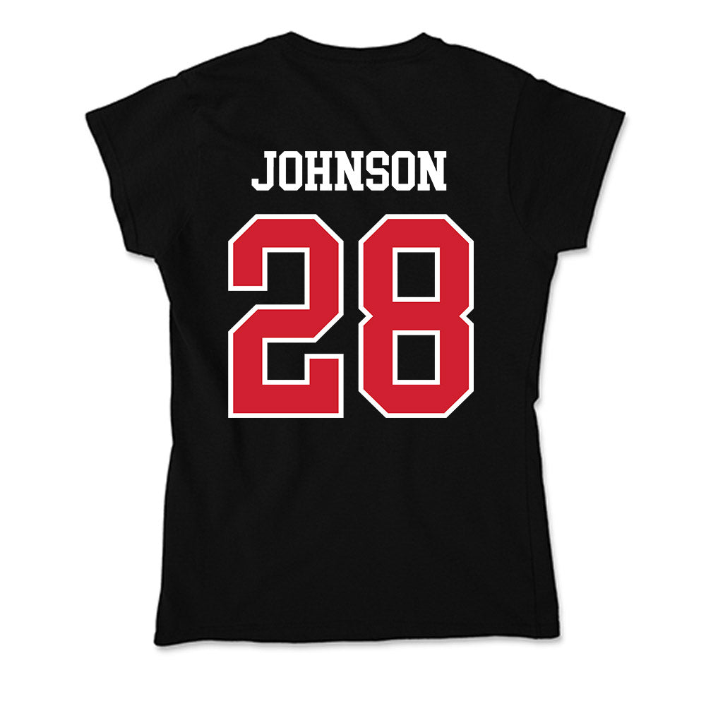 NC State - NCAA Football : Dy'Lan Johnson - Soft Style Women’s T-Shirt-1
