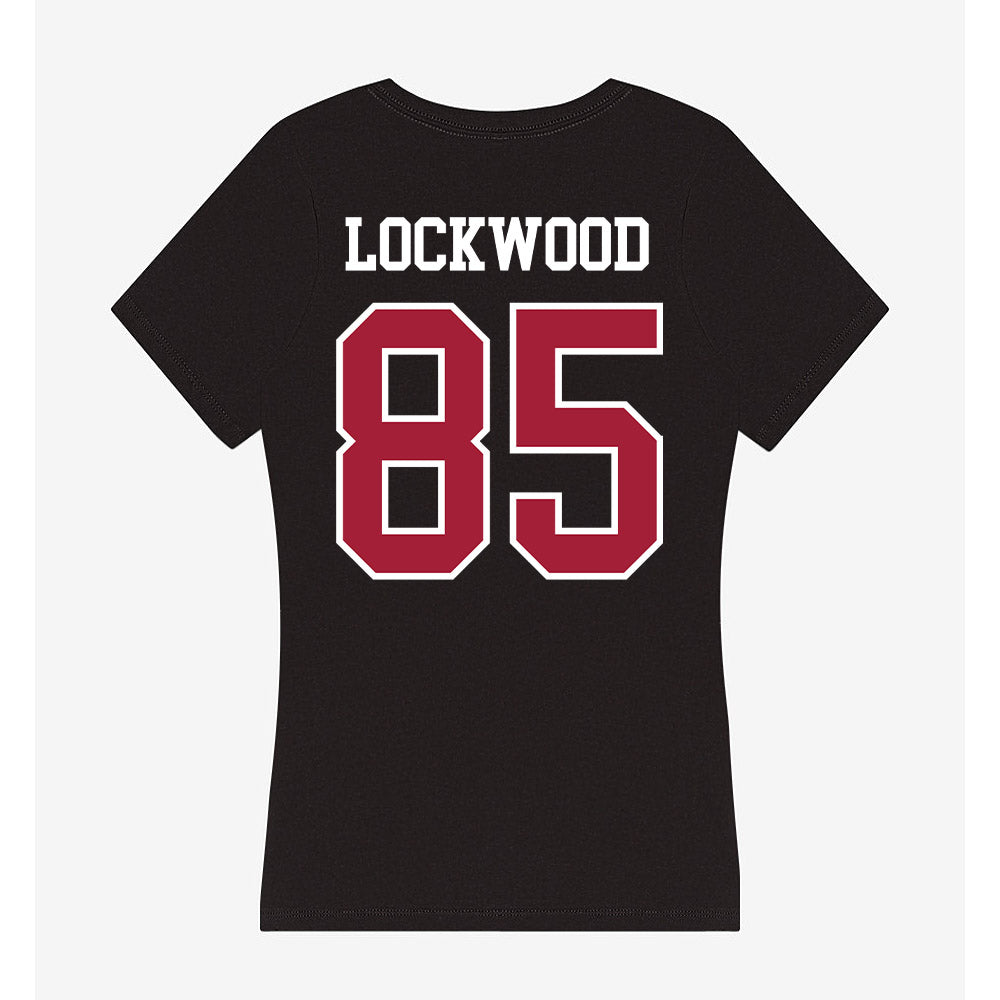 Arkansas - NCAA Football : Ty Lockwood - Women's V-Neck T-Shirt-1