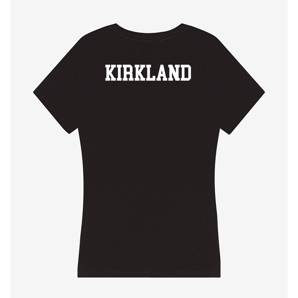 Arkansas - NCAA Women's Cross Country : Morgan Kirkland - Women's V-Neck T-Shirt-1