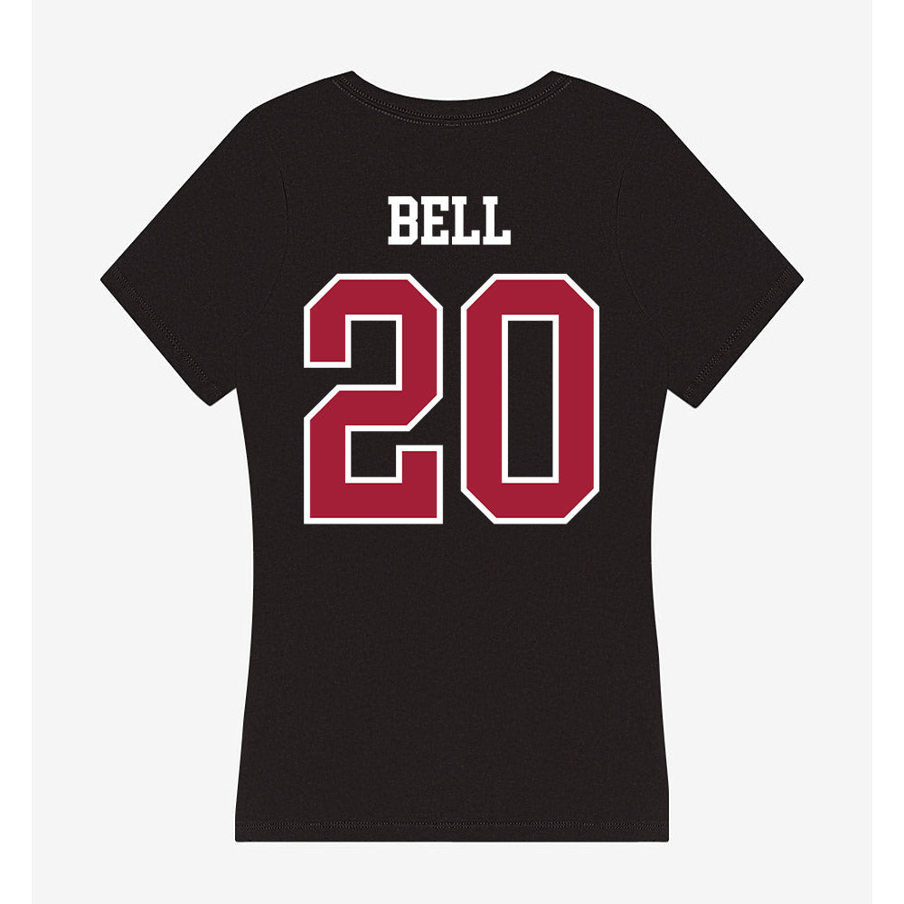Arkansas - NCAA Softball : Tianna Bell - Women's V-Neck T-Shirt-1