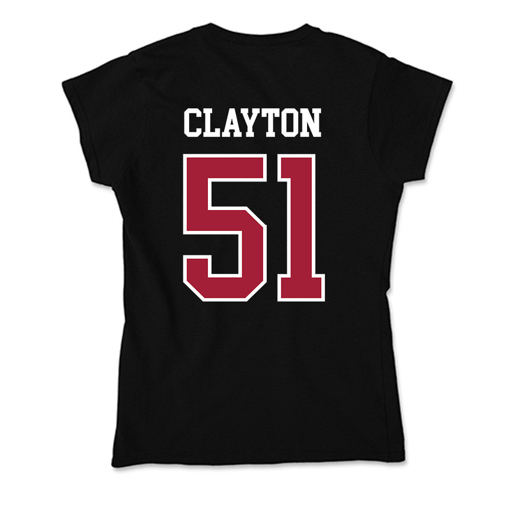 Arkansas - NCAA Football : Carey Clayton - Soft Style Women’s T-Shirt-1