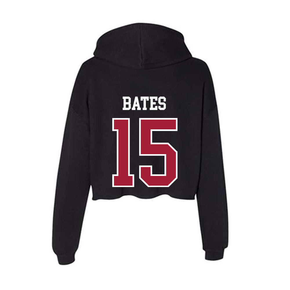 Arkansas - NCAA Women's Basketball : Jada Bates - Women's Crop Fleece Hoodie-1