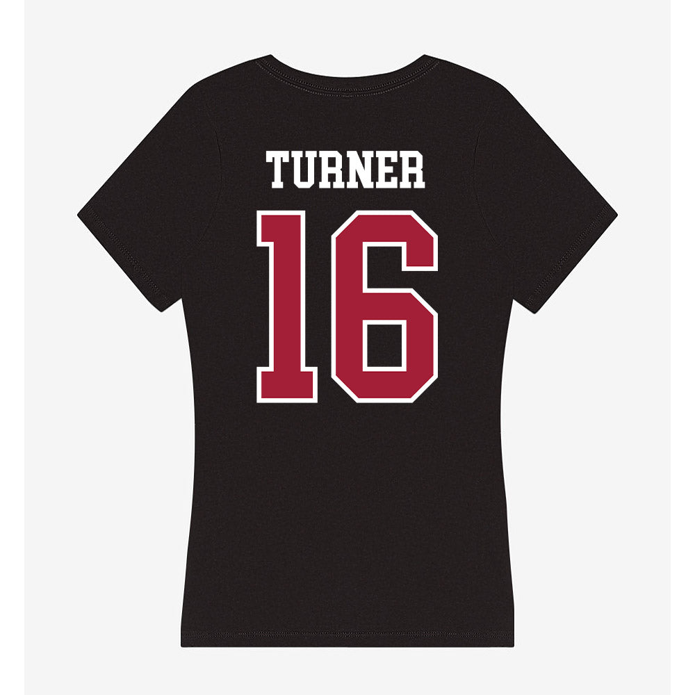 Arkansas - NCAA Baseball : Christian Turner - Women's V-Neck T-Shirt-1