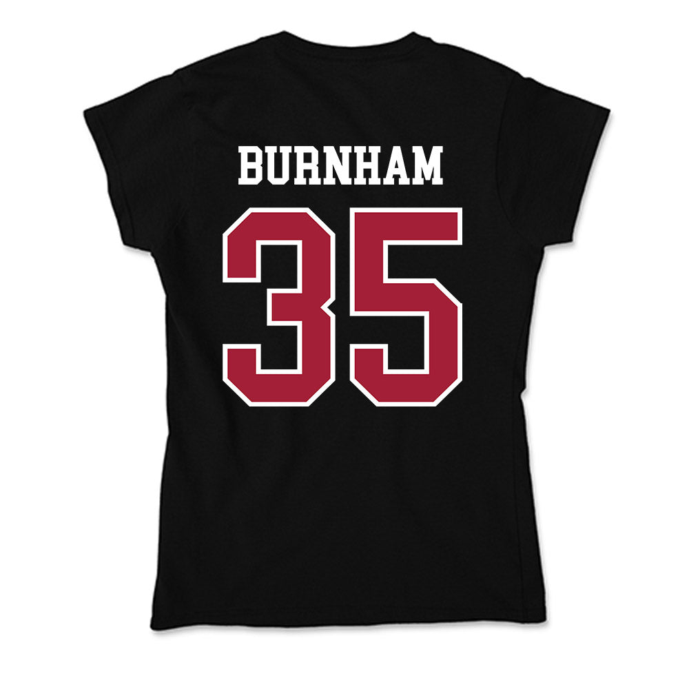 Arkansas - NCAA Baseball : Ty Burnham - Soft Style Women’s T-Shirt-1