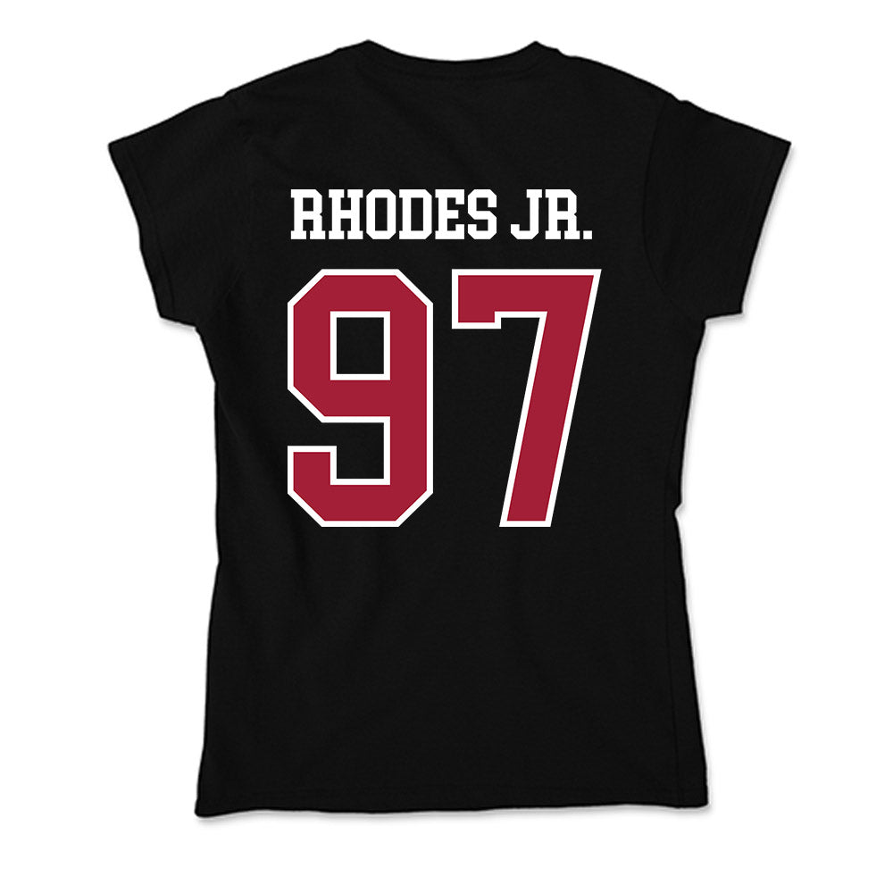 Arkansas - NCAA Football : Quincy Rhodes Jr. - Soft Style Women’s T-Shirt-1