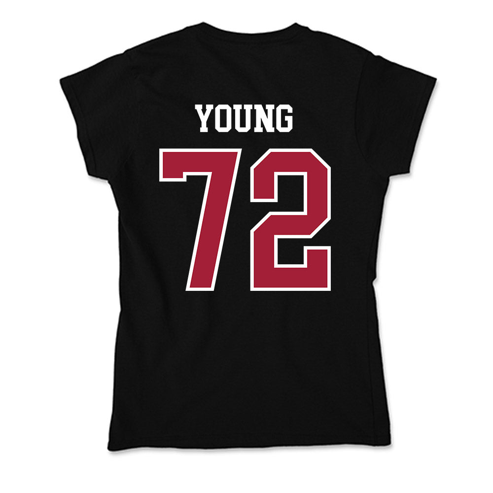 Arkansas - NCAA Football : Tucker Young - Soft Style Women’s T-Shirt-1