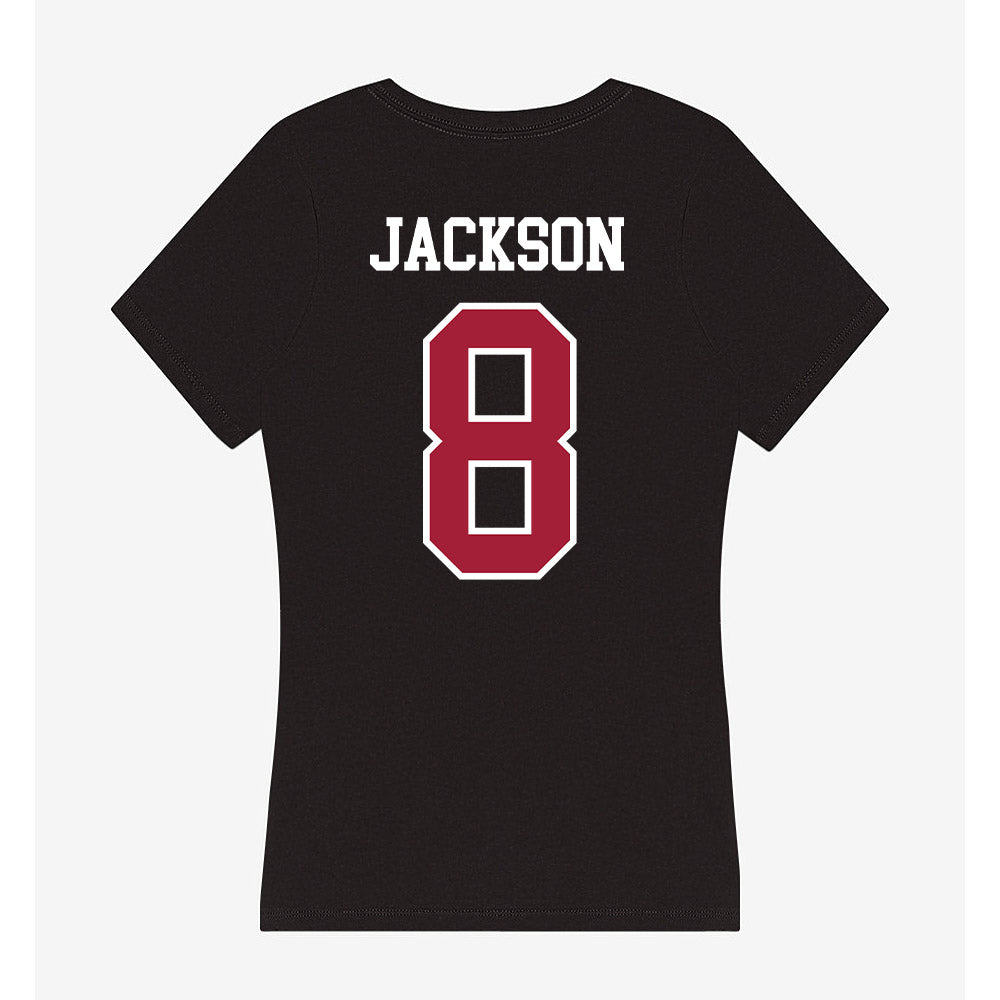 Arkansas - NCAA Football : Phoenix Jackson - Women's V-Neck T-Shirt-1