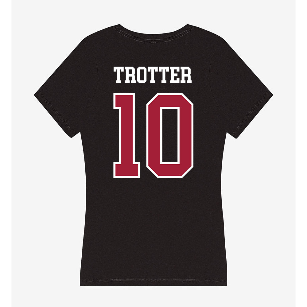 Arkansas - NCAA Football : Cade Trotter - Women's V-Neck T-Shirt-1