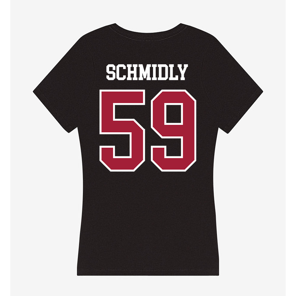 Arkansas - NCAA Football : Max Schmidly - Women's V-Neck T-Shirt-1