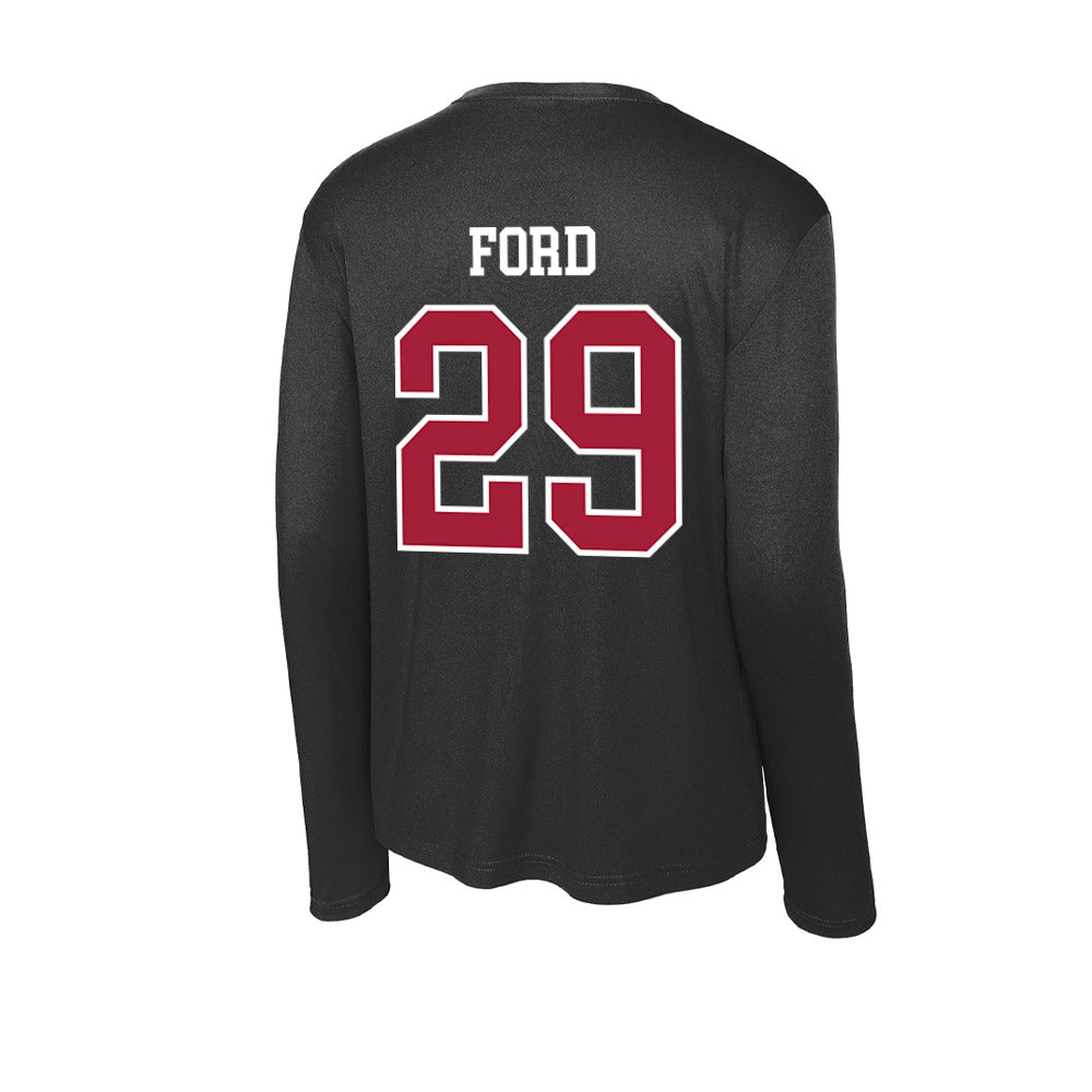 Arkansas - NCAA Football : Brandon Ford - Activewear Long Sleeve T-Shirt-1