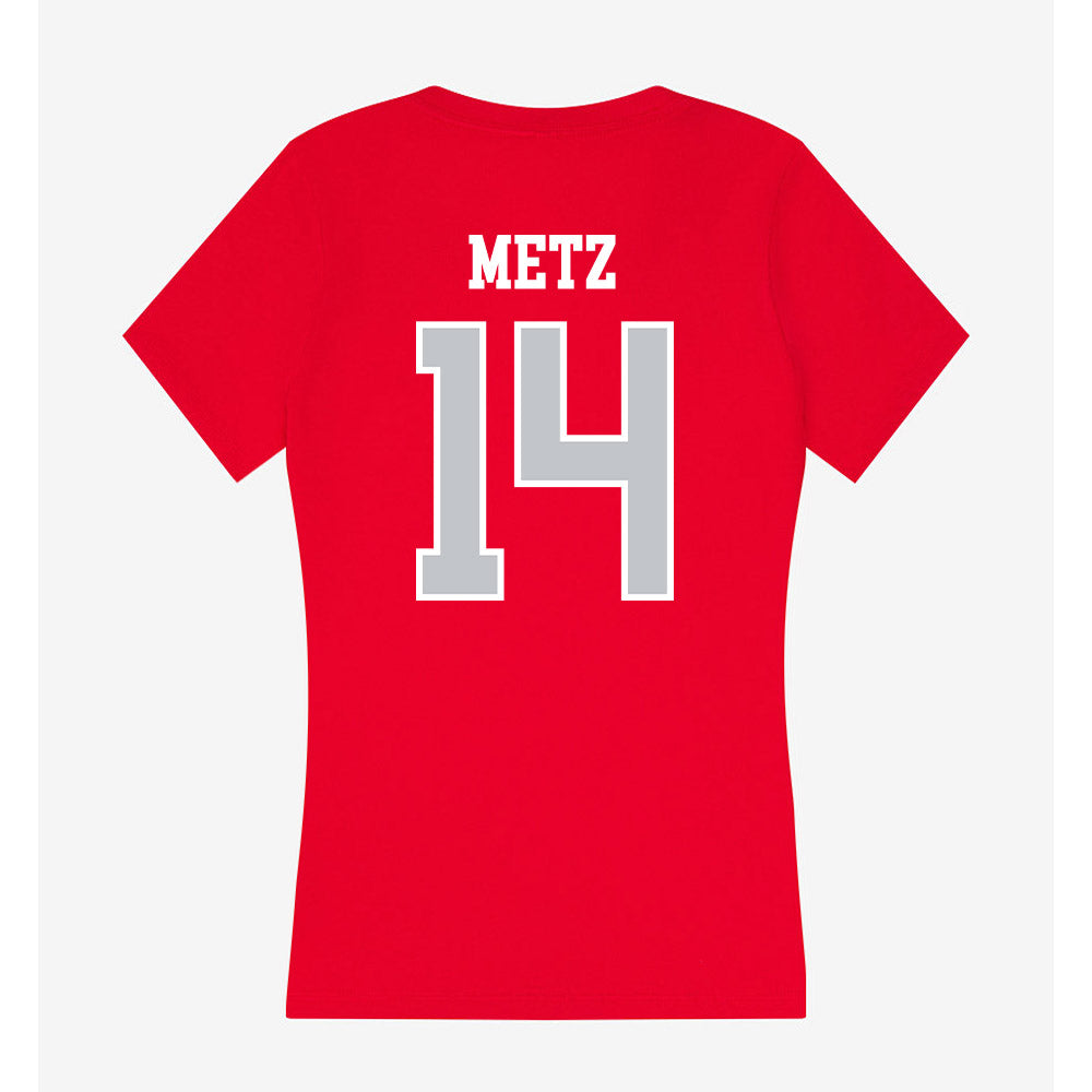 Gonzaga - NCAA Men's Basketball : Alonzo Metz - Women's V-Neck T-Shirt-1