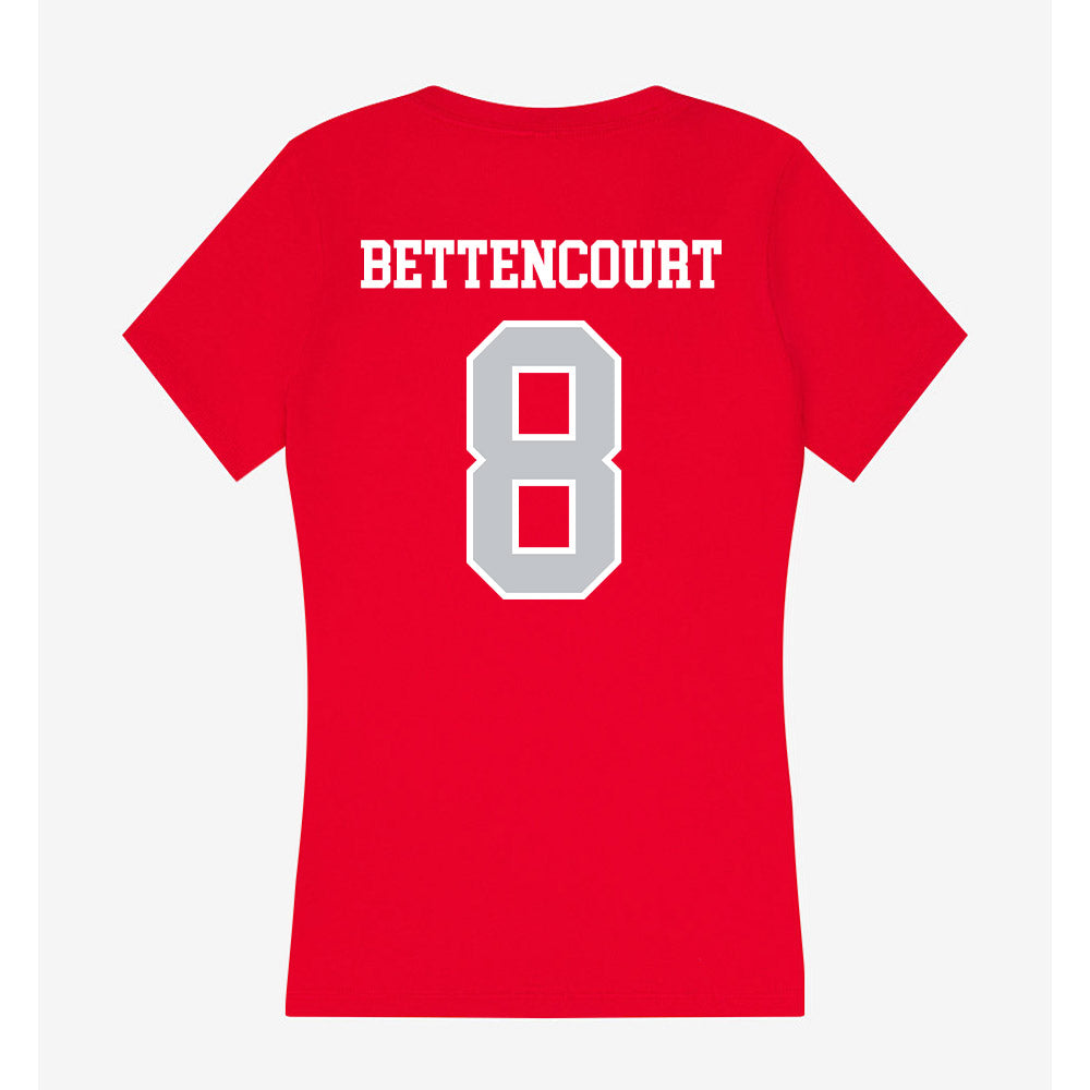 Gonzaga - NCAA Women's Basketball : In's Bettencourt - Women's V-Neck T-Shirt-1