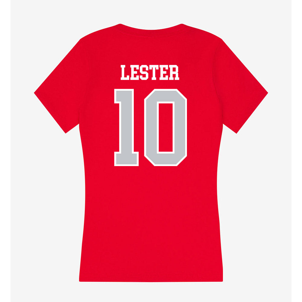 Gonzaga - NCAA Women's Soccer : Olivia Lester - Women's V-Neck T-Shirt-1