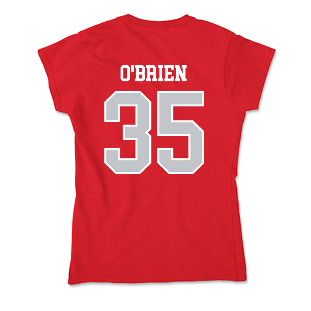 Gonzaga - NCAA Baseball : Finbar O'Brien - Soft Style Women’s T-Shirt-1