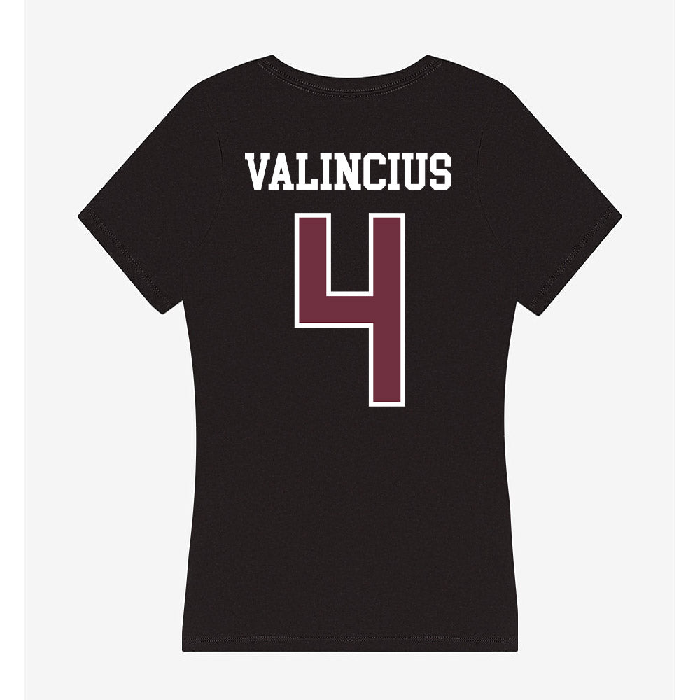 Mississippi State - NCAA Baseball : Tomas Valincius - Women's V-Neck T-Shirt-1