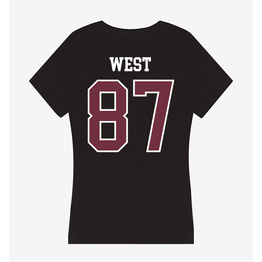 Mississippi State - NCAA Football : Sam West - Women's V-Neck T-Shirt-1
