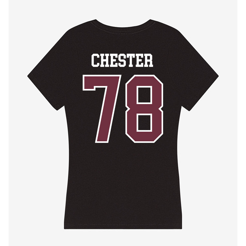 Mississippi State - NCAA Football : Dj Chester - Women's V-Neck T-Shirt-1