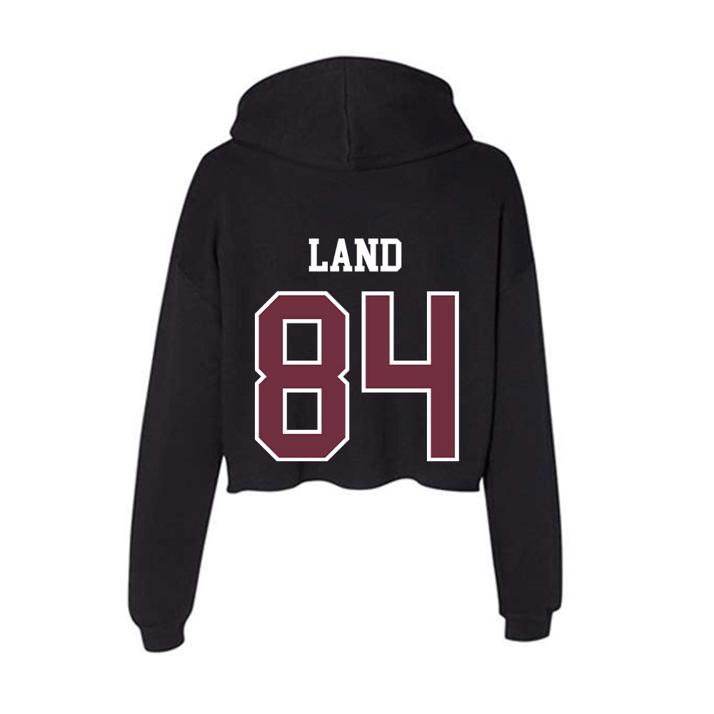 Mississippi State - NCAA Football : Adam Land - Women's Crop Fleece Hoodie-1