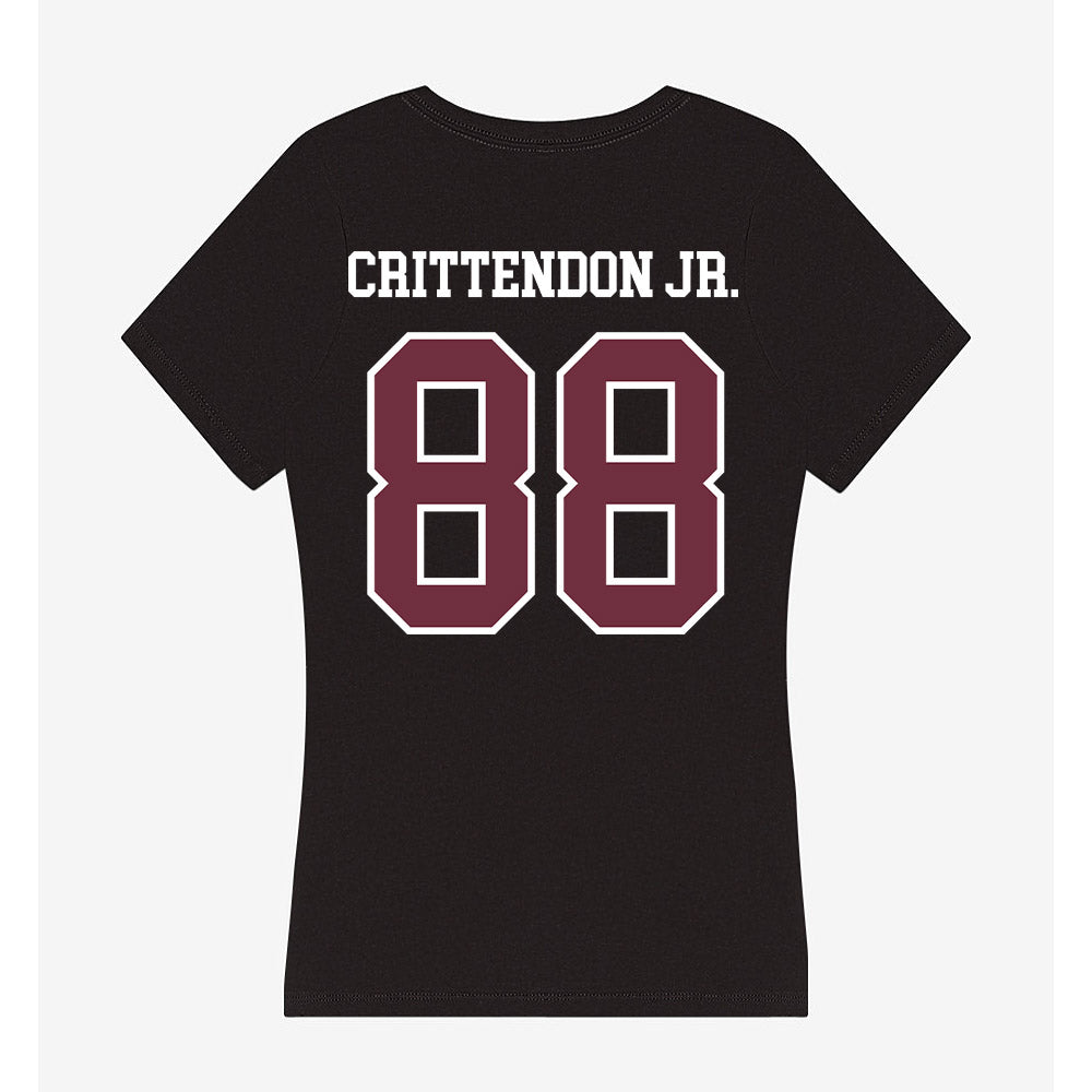 Mississippi State - NCAA Football : Tico Crittendon Jr. - Women's V-Neck T-Shirt-1