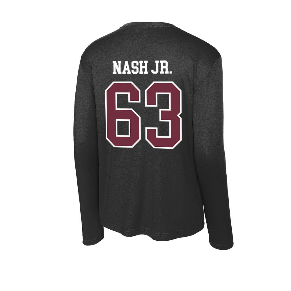 Mississippi State - NCAA Football : Mario Nash Jr. - Activewear Long Sleeve T-Shirt-1